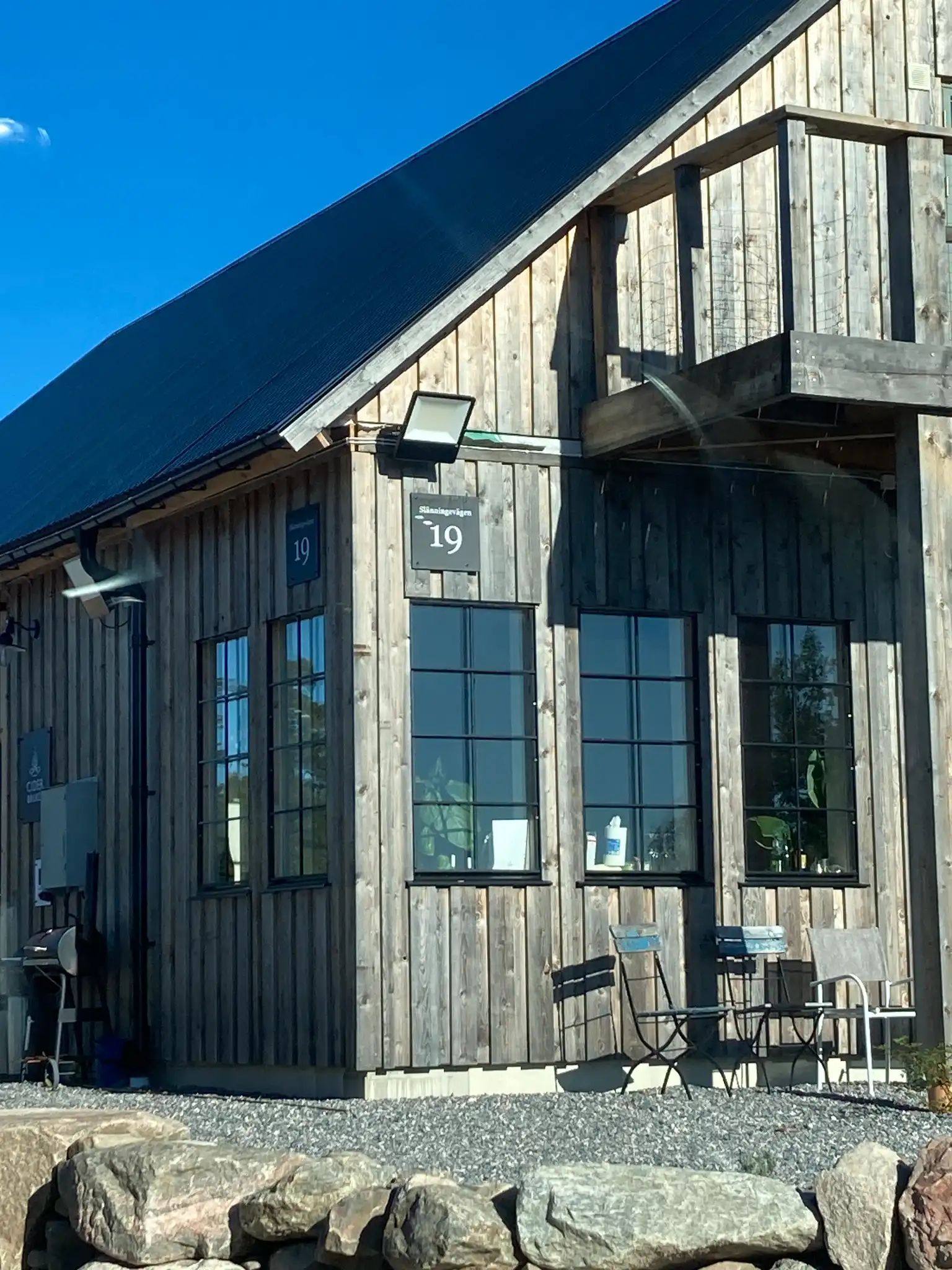 Ciderbruket hus, byggnad